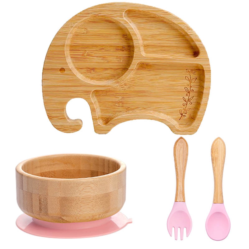 Children's Bamboo Tableware Set - Bamboo Bites